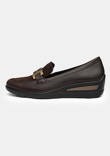 Leder-Slipper mit Zierschnalle thumbnail 6