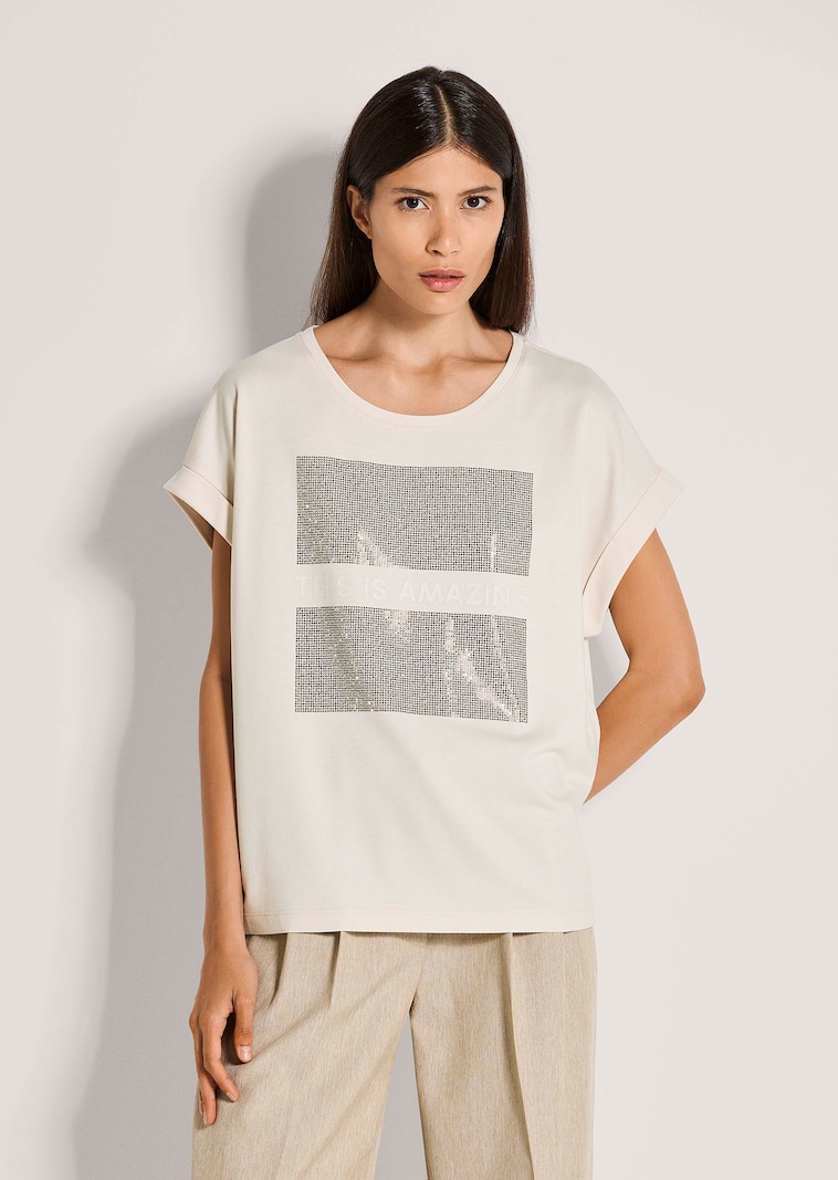 Shirt mit Strassmotiv