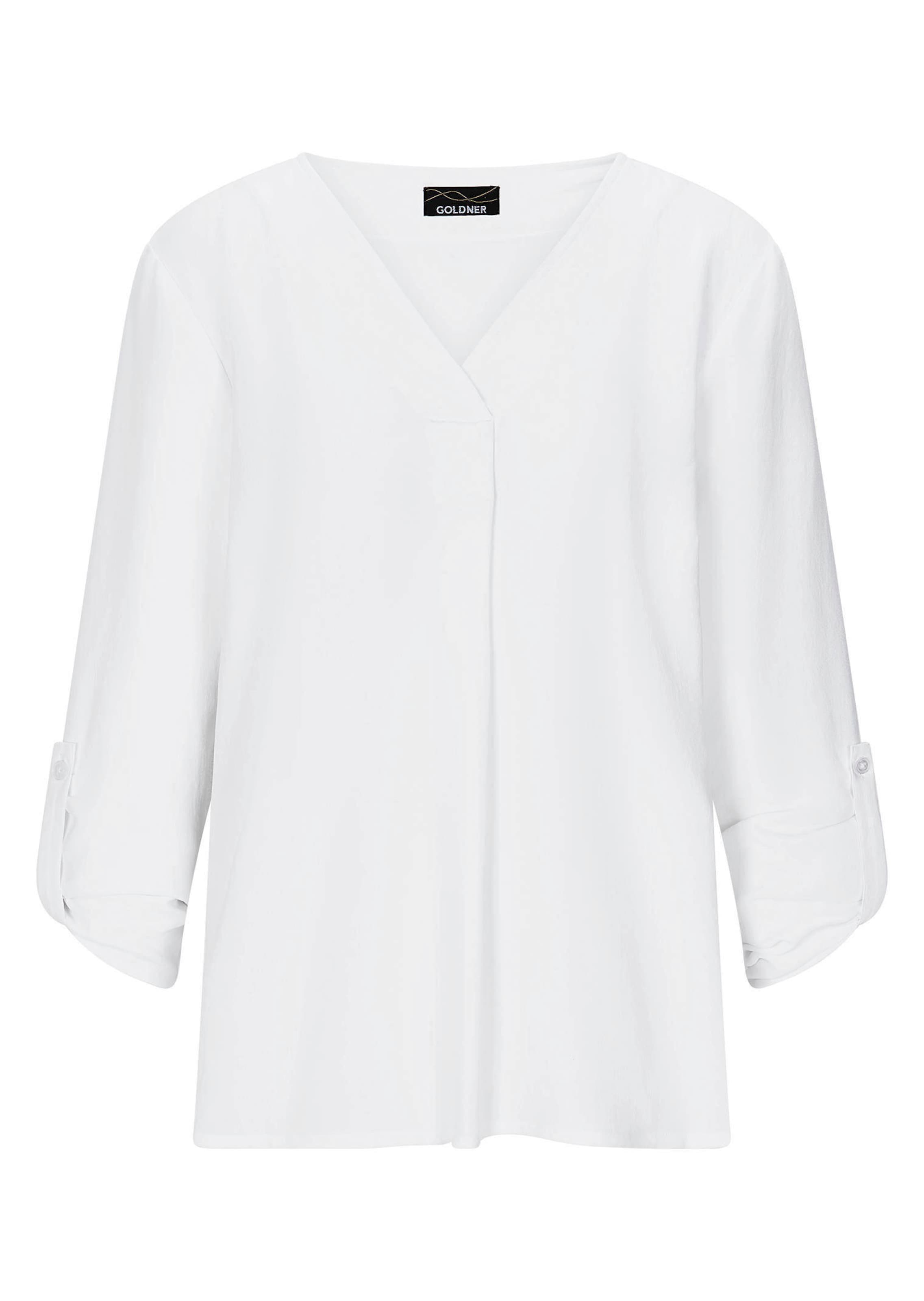 Onderhoudsarme blouse met een V-hals