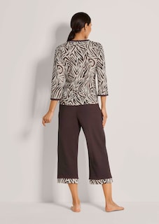 Pyjama mit abstraktem Zebra-Print thumbnail 2