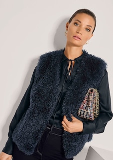 Faux fur gilet thumbnail 5