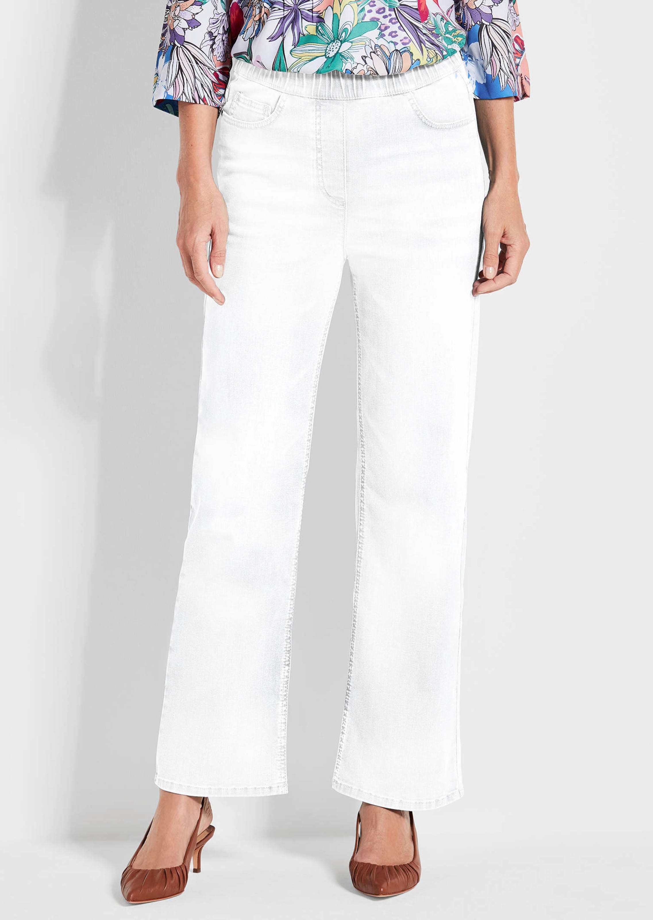 Jeansschlupfhose VERA mit weitem Bein