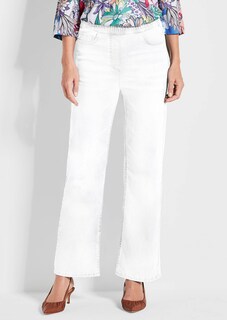 Jeans VERA met elastische tailleband en wijde pijpen thumbnail 1