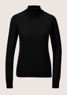 Cashmere roll neck jumper thumbnail 7