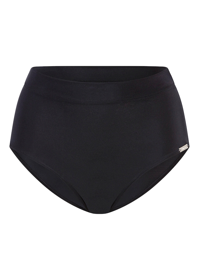 Bikinihose mit breitem Bund
