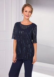 T-shirt en maille filet orné de paillettes thumbnail 7