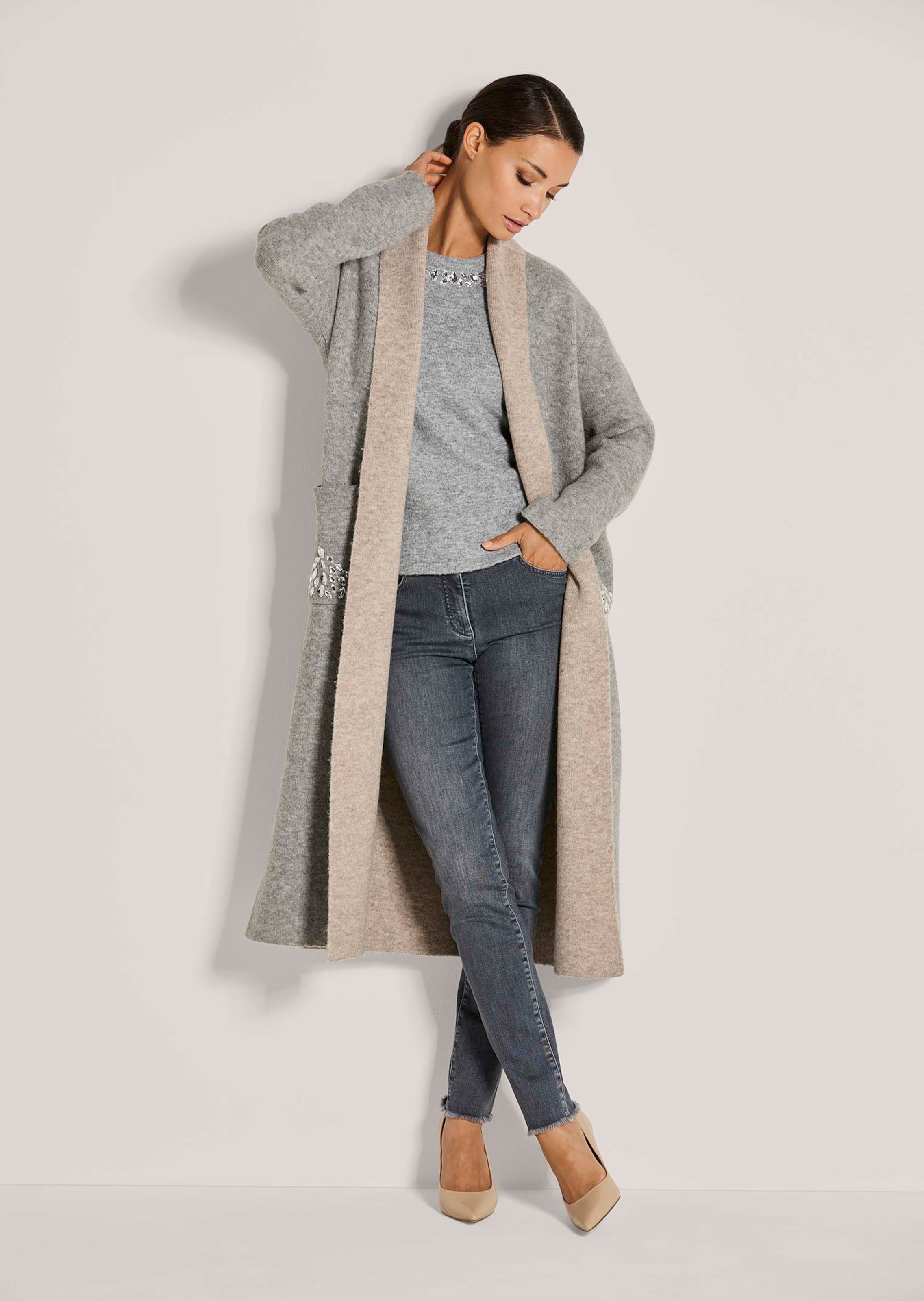 Manteau en maille