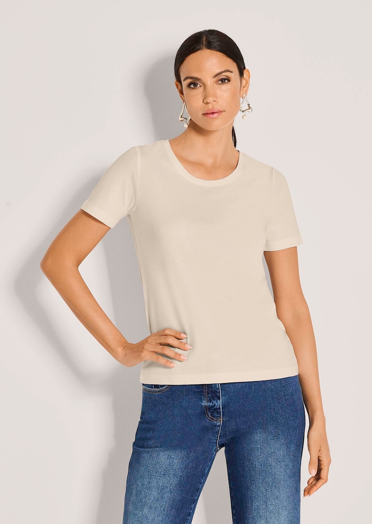 Basic-Shirt mit Rundhals