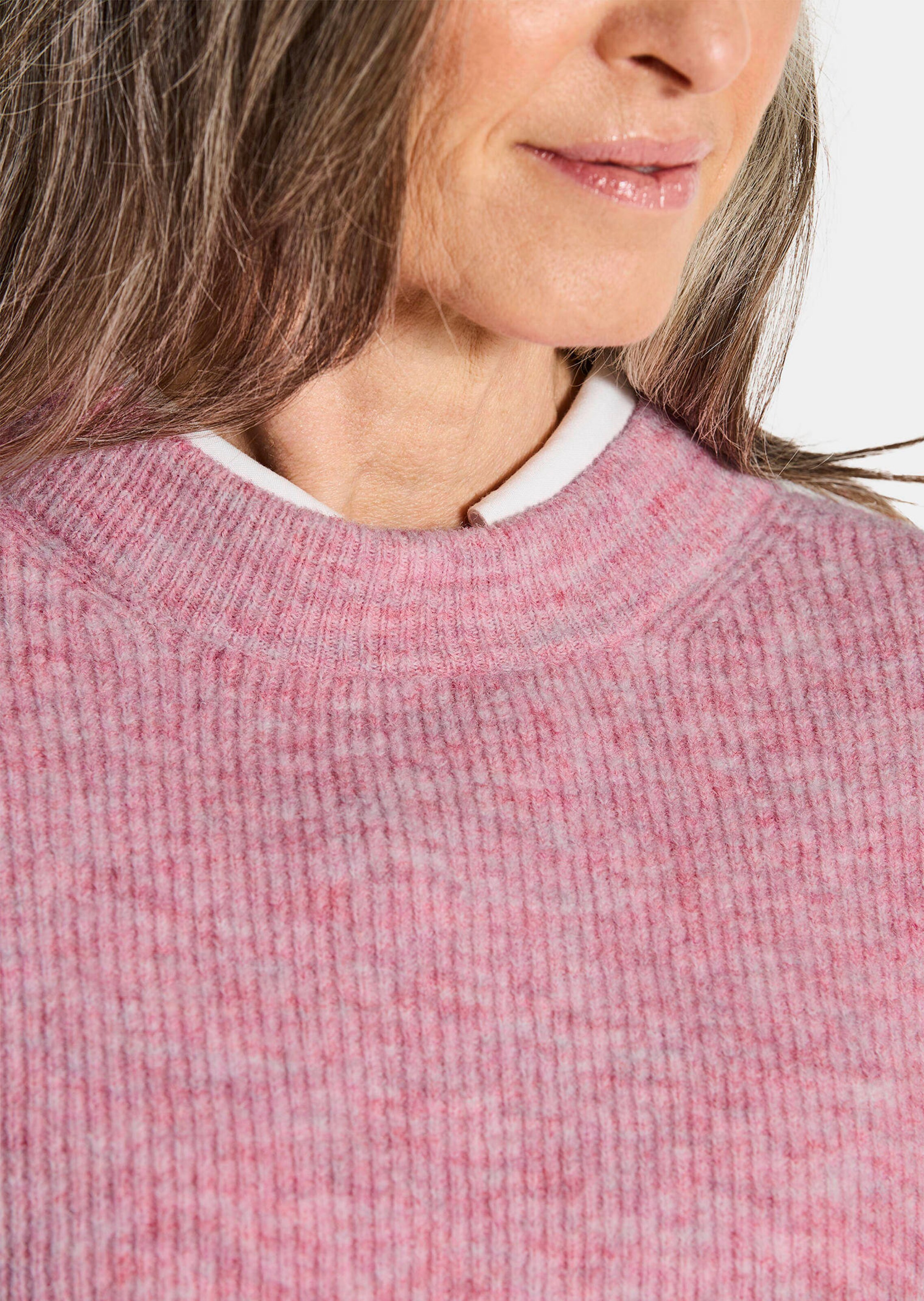 Débardeur en tricot côtelé à col montant thumbnail 5