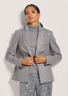 Trendstarker Nadelstreifen-Blazer thumbnail 2