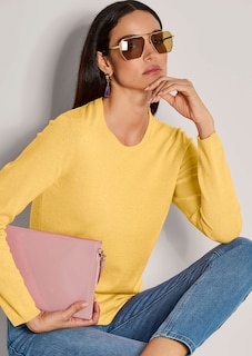 Fine knit crew neck jumper thumbnail 4