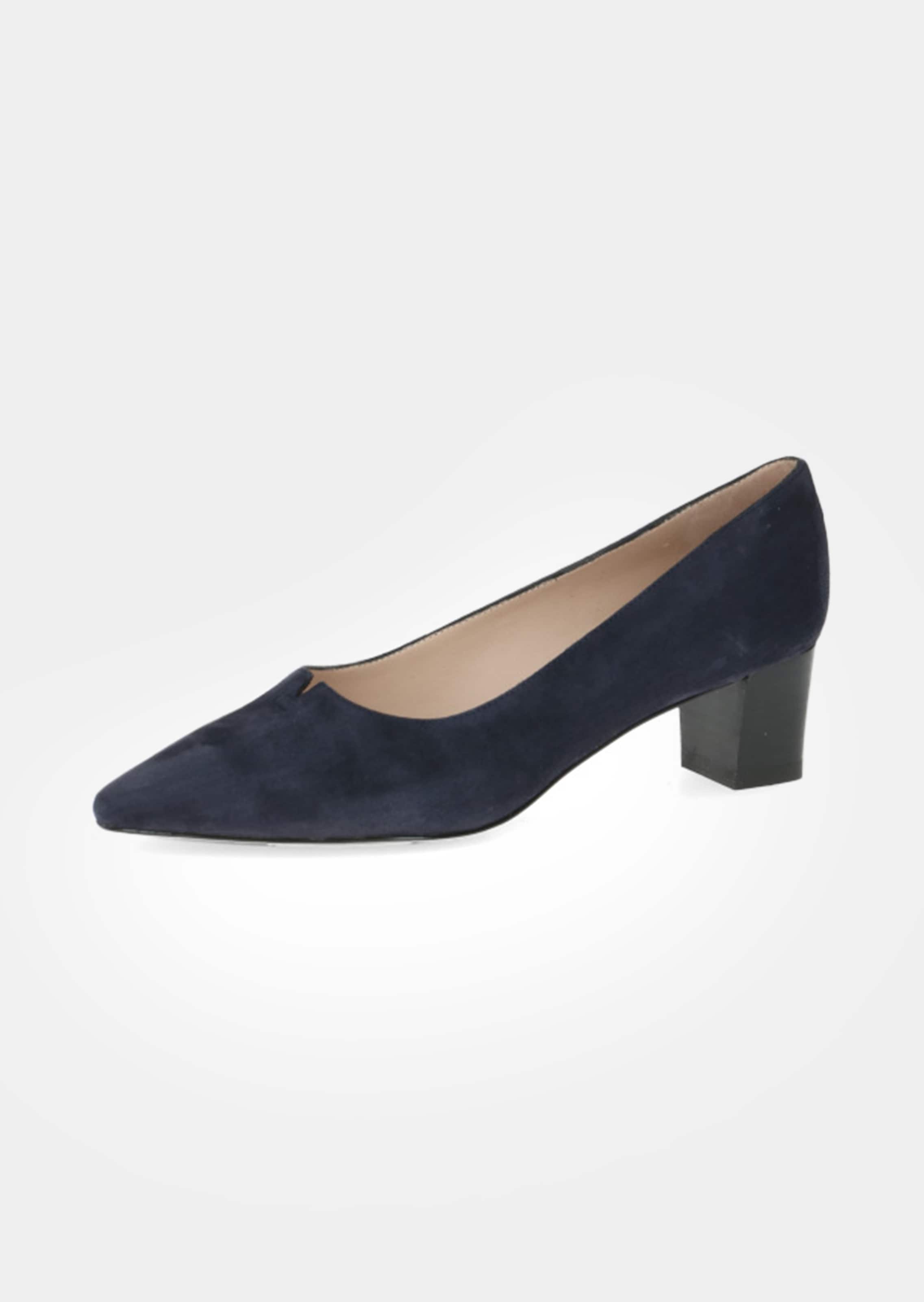 Pumps van echt suèdeleer