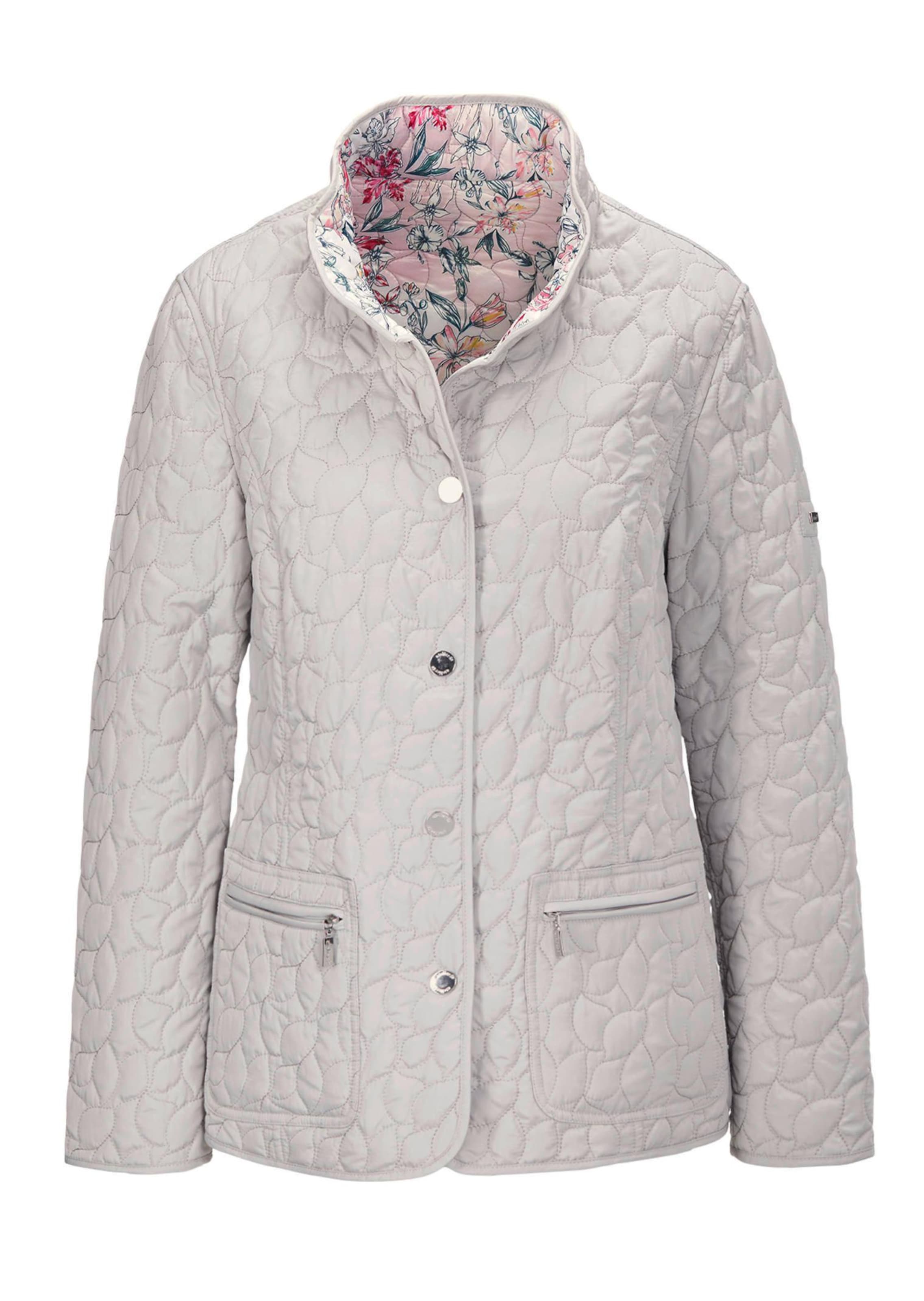 Wattierte Wendejacke mit Druckmuster