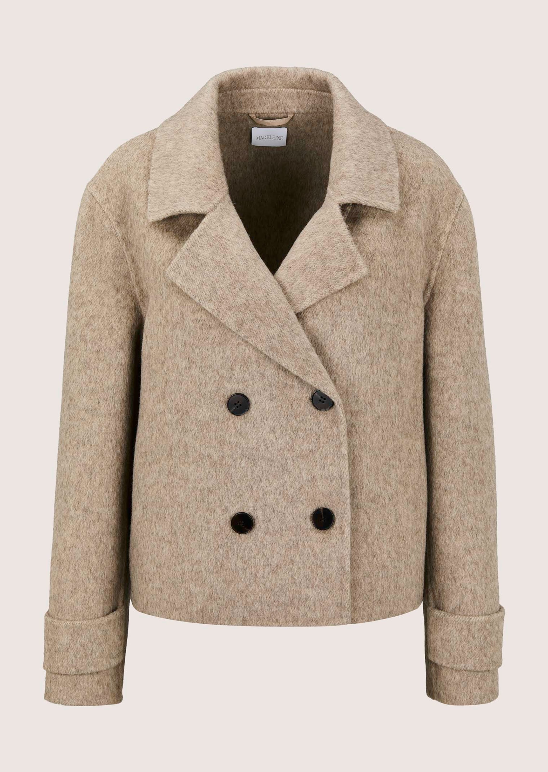 Caban-Jacke aus einer hochwertigen Wollmischung