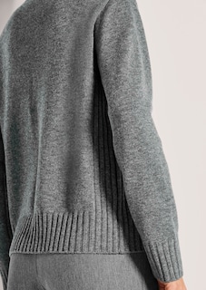 Stehkragen-Pullover in edler Melange thumbnail 6