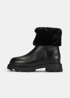 Boots aus Leder mit Fell-Optik thumbnail 4