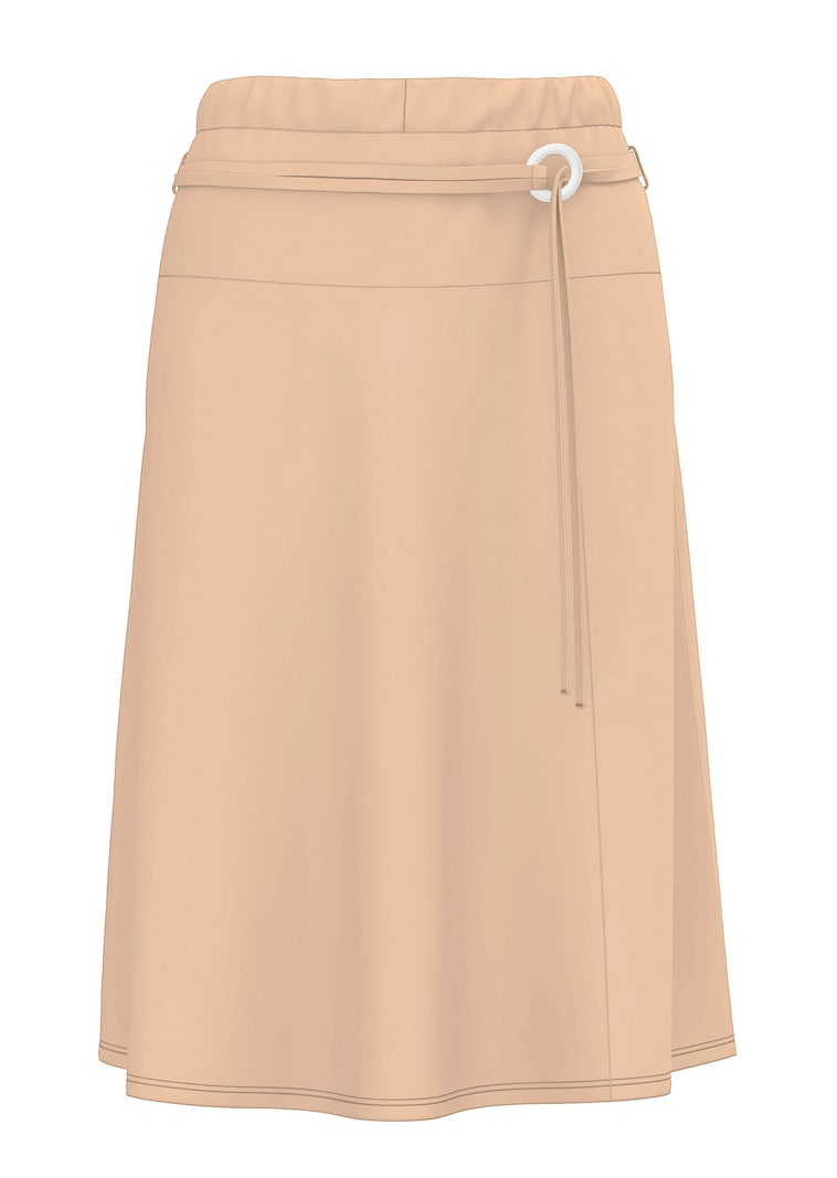 Jupe ample en jersey, avec ceinture