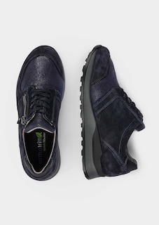 Chaussures à lacets hallux en cuir et textile thumbnail 2