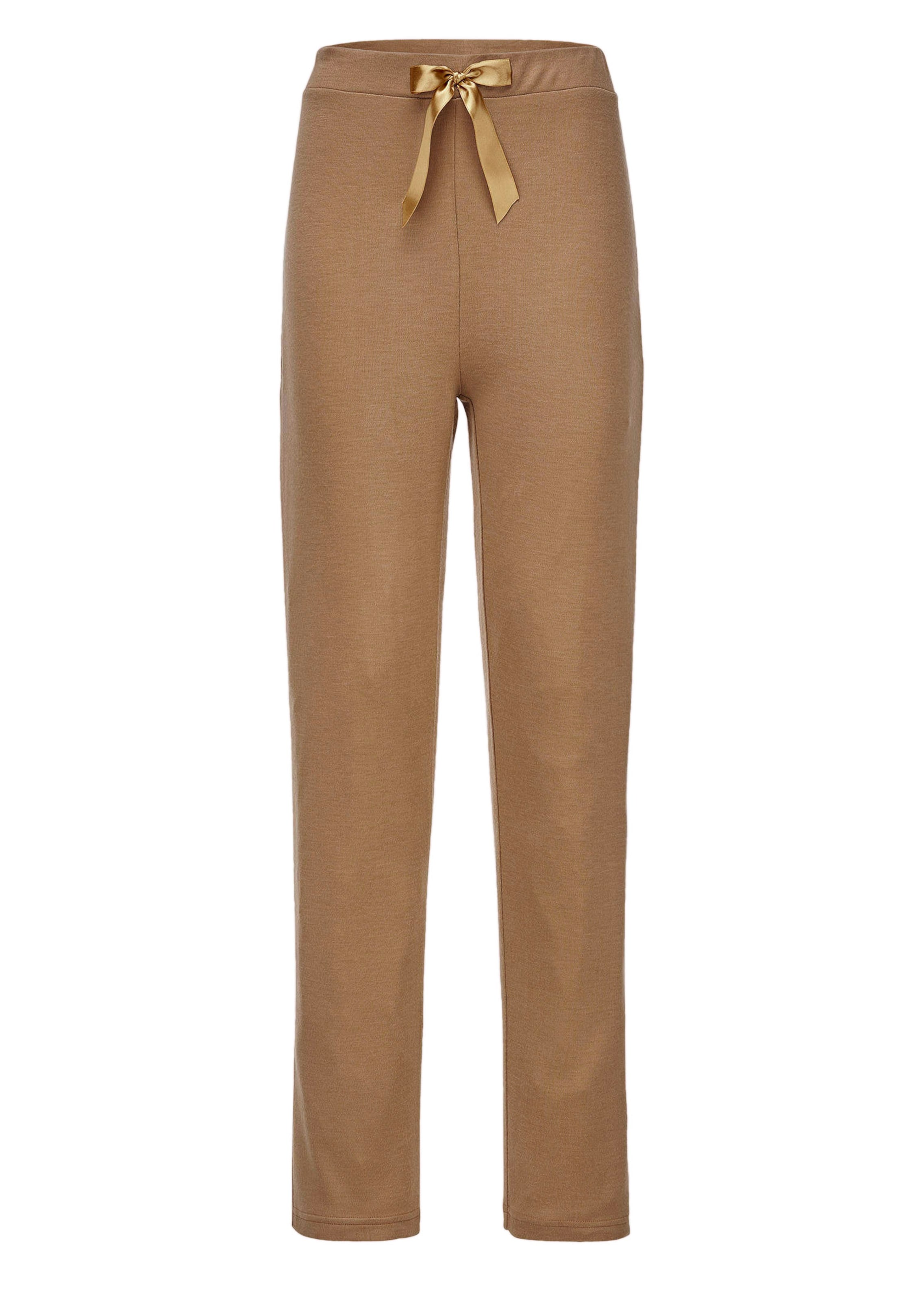 Jersey broek in tricotlook