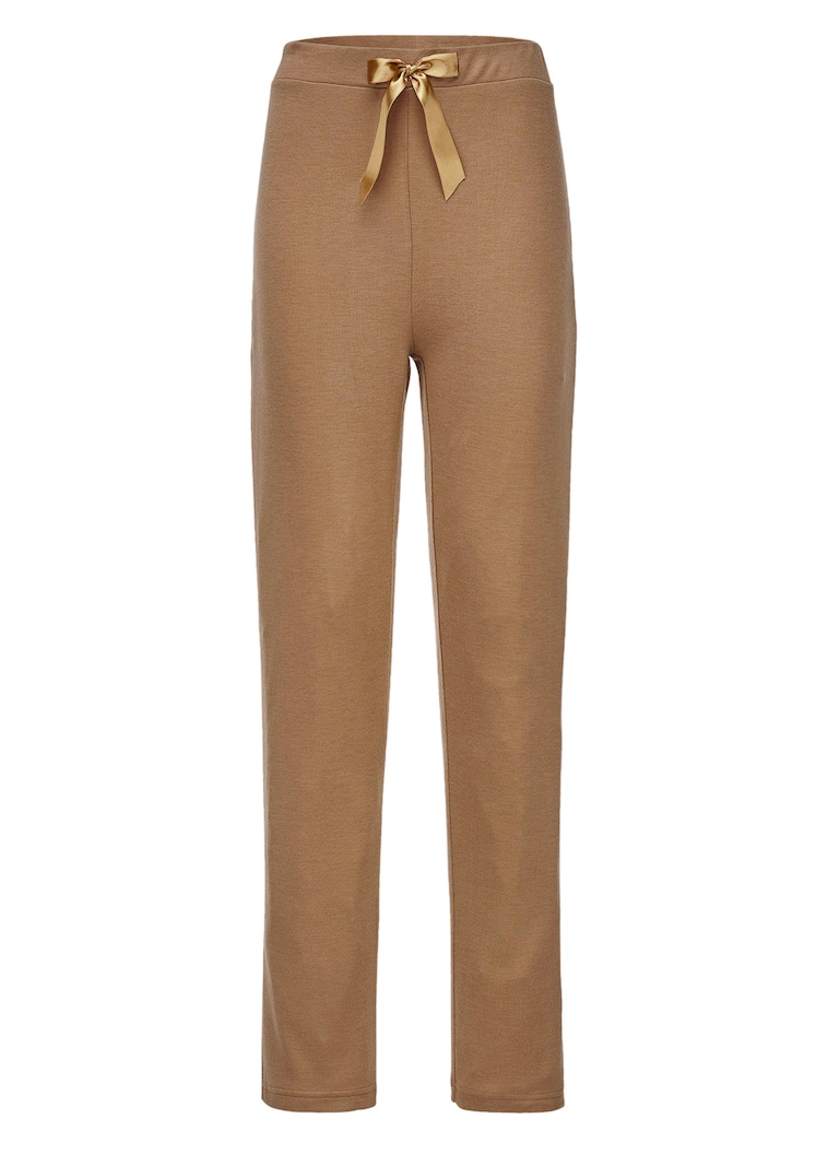 Jersey-Hose in Strickoptik