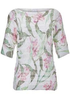 Bändchenpullover mit Blütenprint thumbnail 2