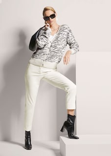 Strickjacke mit Jacquard-Muster thumbnail 5