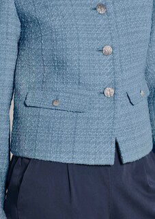 Kurzer Tweed-Blazer thumbnail 6