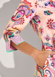 Sommerkleid im Paisley-Design mit 3/4-Ärmeln thumbnail 6