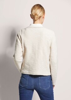 Kurze Sweat-Jacke mit Pailletten thumbnail 3