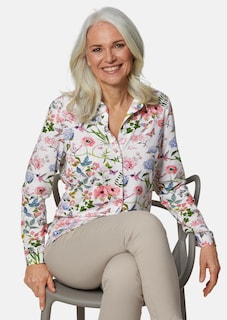 Ausdrucksstarke Jerseybluse mit Stretchanteil thumbnail 4