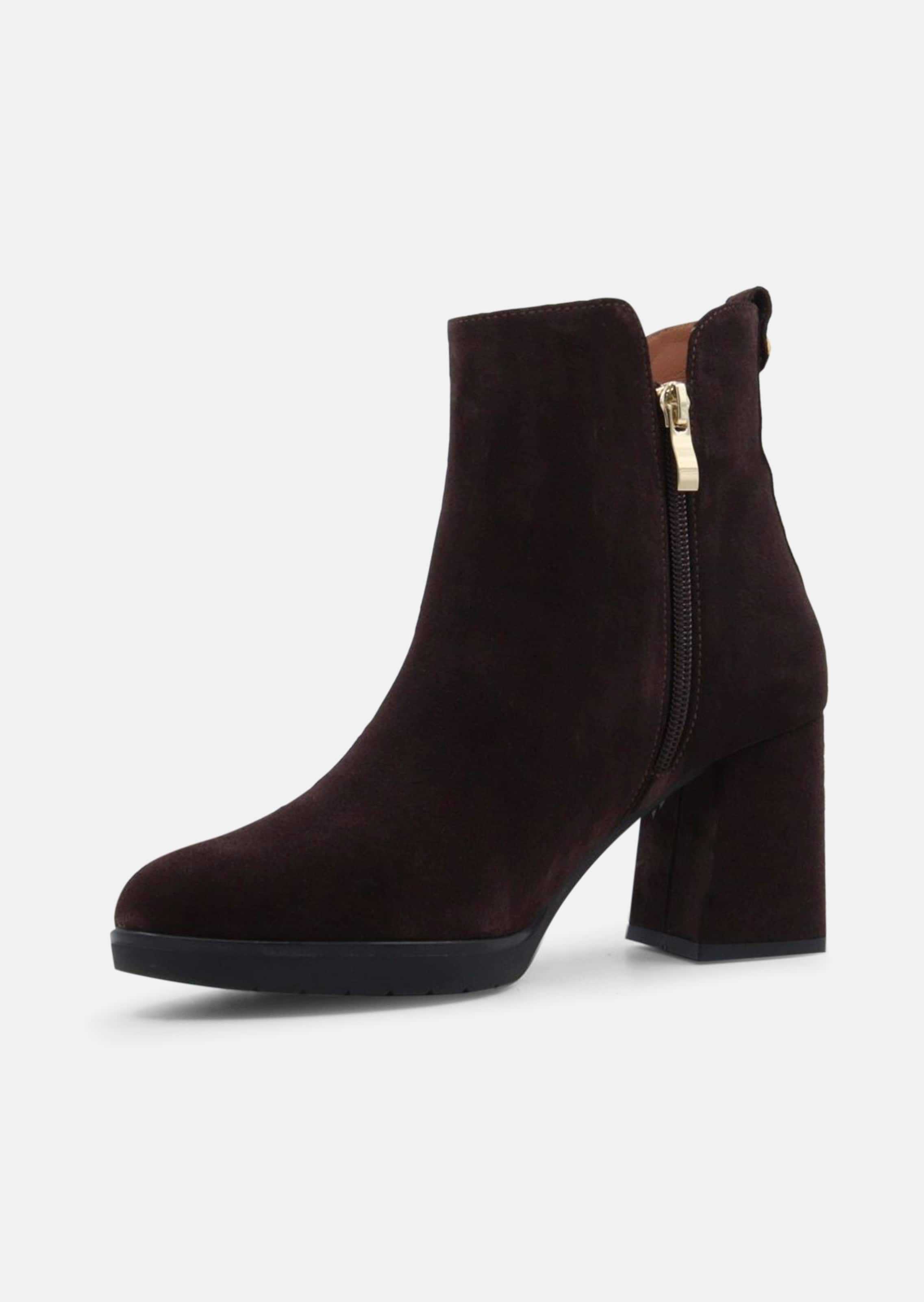Stiefeletten aus Veloursleder
