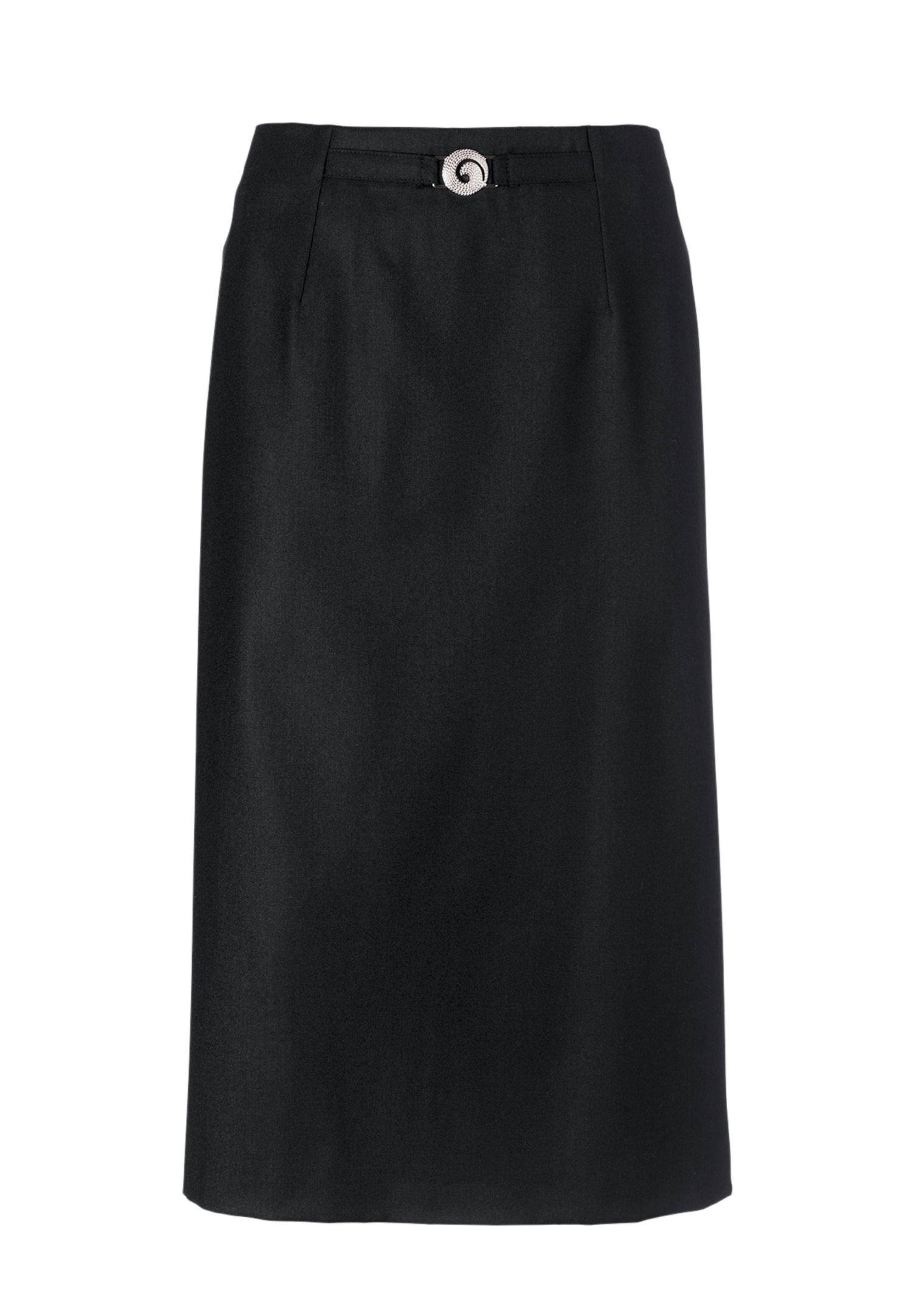 Klassieke scheerwollen rok met elastische tailleband