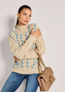 Pullover mit Folklore-Akzenten thumbnail 5
