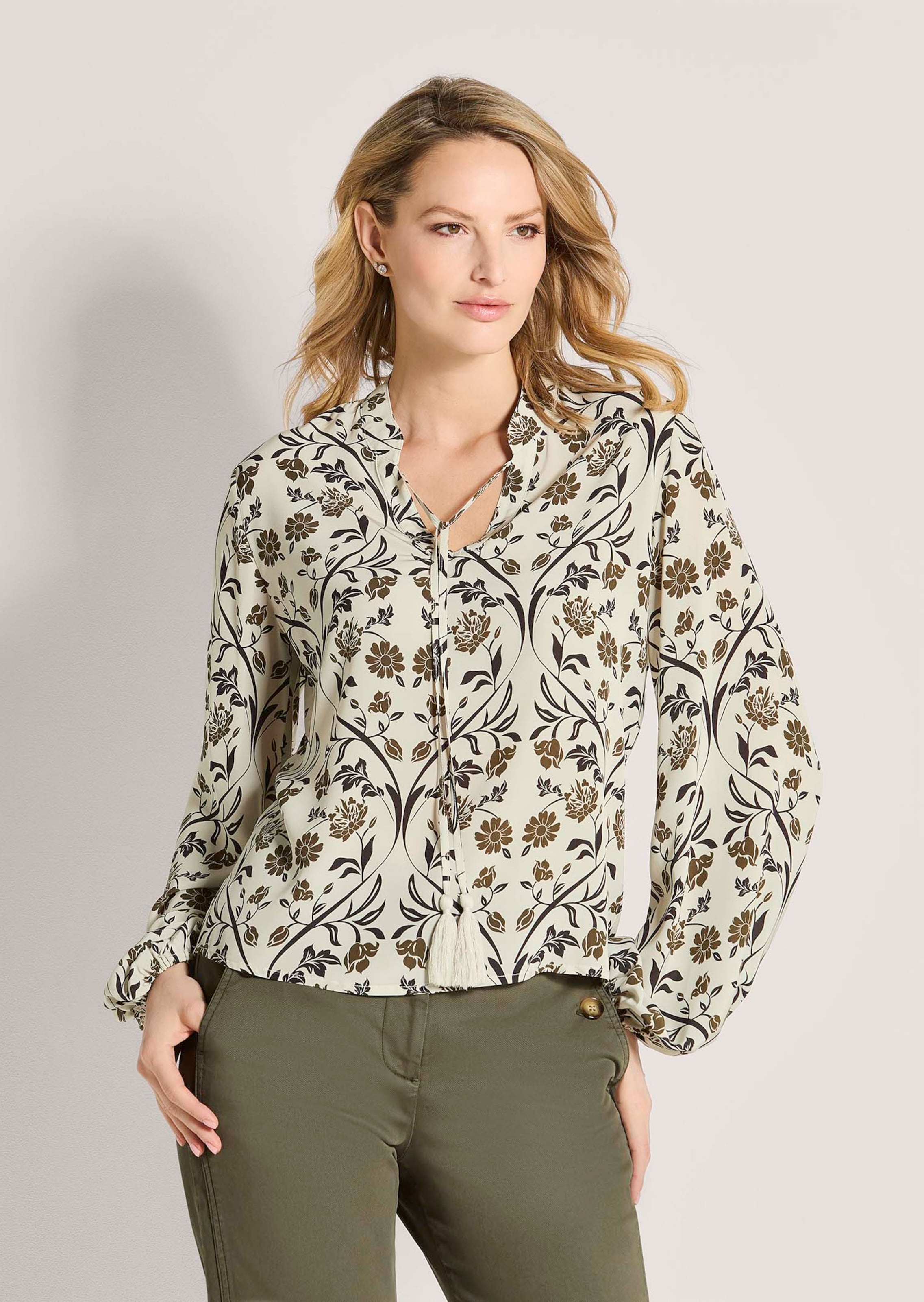 Romantische blouse in een boho-look
