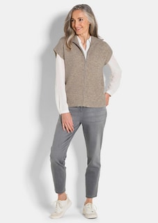 Gilet en tricot avec fermeture zippée thumbnail 2