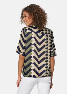 Wickelbluse mit Muster thumbnail 4