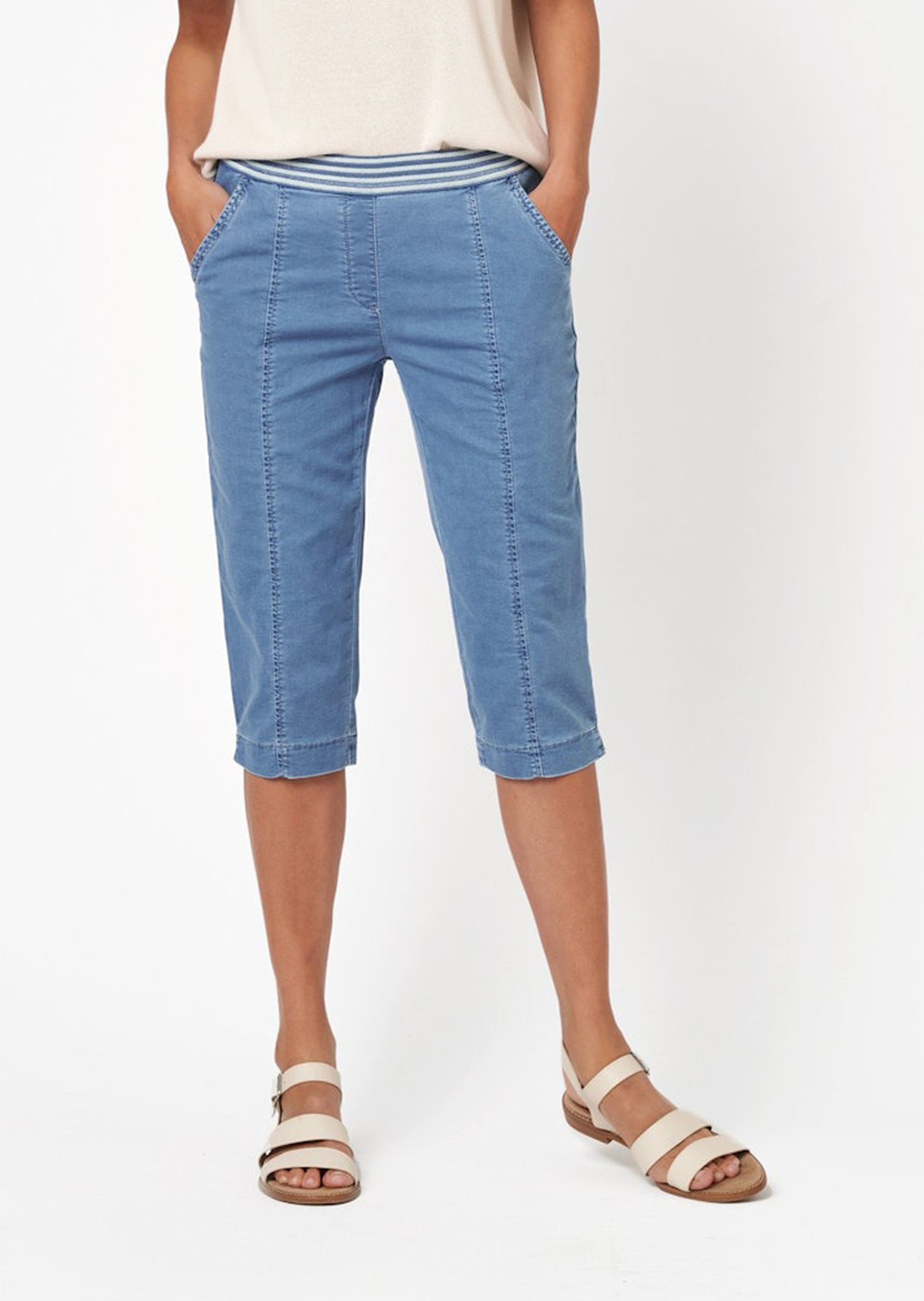 Capri in denimlook