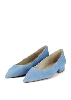 Spitze Ballerinas aus Veloursleder thumbnail 2