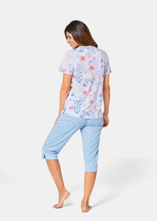 Pyjama met halflange mouwen en 3/4-broek thumbnail 2