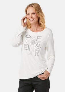 Confortable T-shirt avec pierres scintillantes thumbnail 1