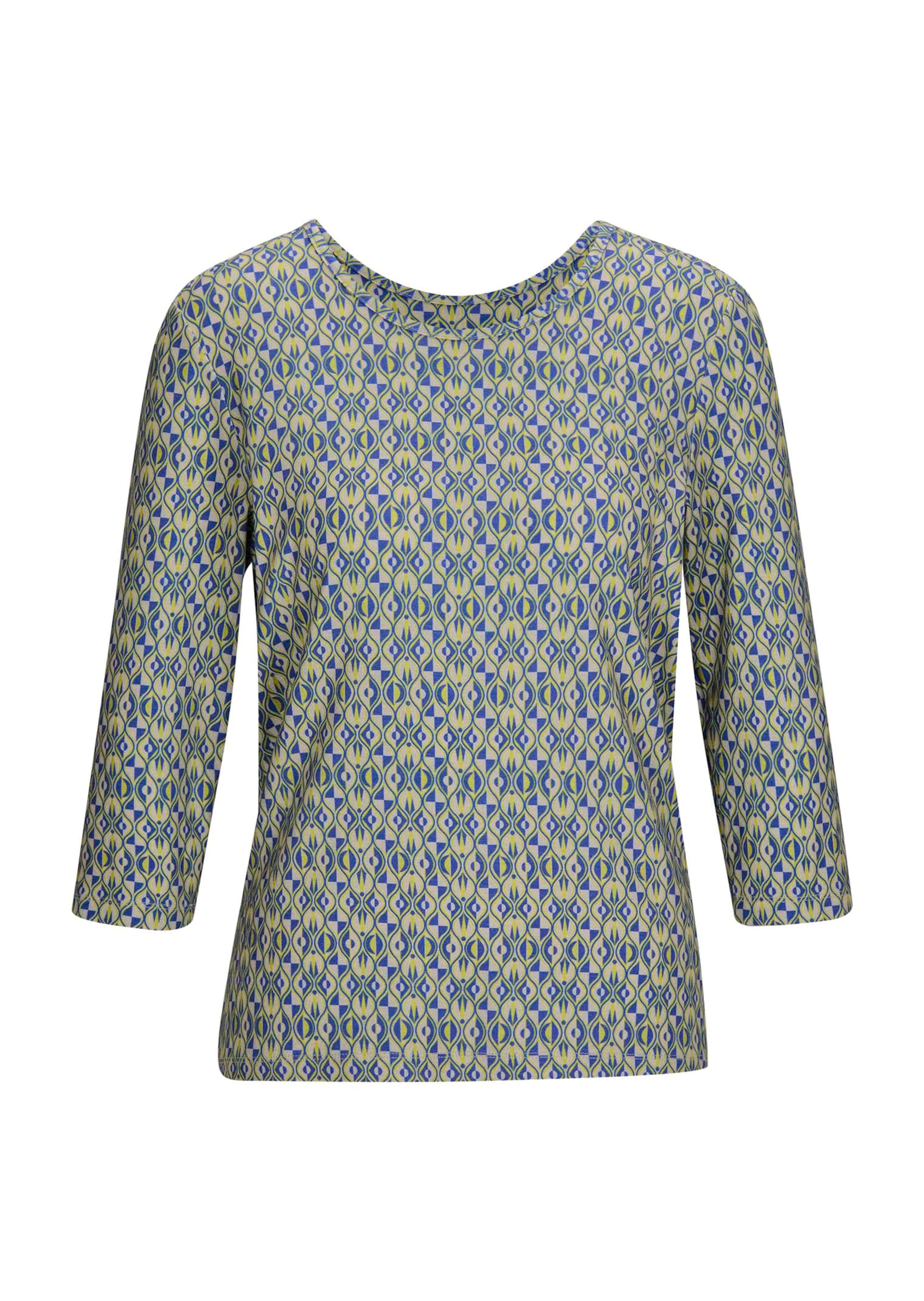 T-shirt en viscose à motif mosaïque géométrique