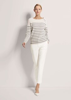 Rundhals-Pullover im Ringellook thumbnail 3