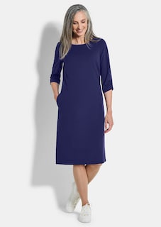 Elegantes Kleid mit gerafften Ärmeln thumbnail 2