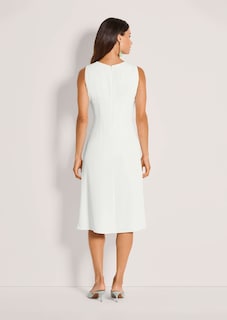 Ärmelloses Kleid mit Drapierung thumbnail 4