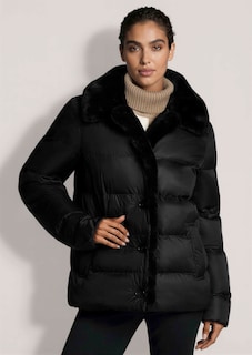 Steppjacke mit Teddyfellkragen thumbnail 2