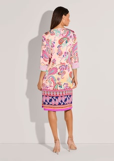 Sommerkleid im Paisley-Design mit 3/4-Ärmeln thumbnail 4