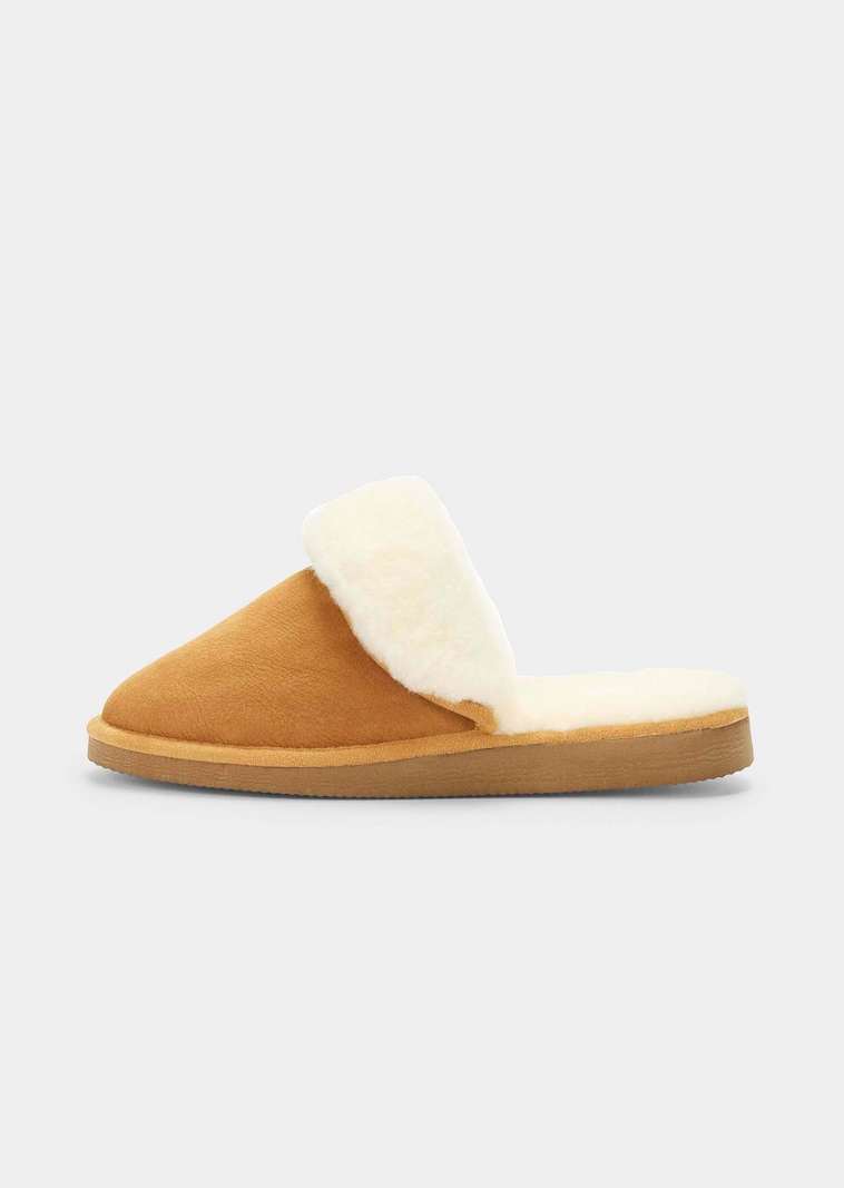Pantoffels van lamsvacht
