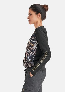 Jacket with abstract animal print thumbnail 5