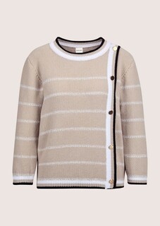 Rundhals-Pullover mit Streifen thumbnail 7
