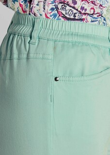 Broek LOUISA met elastische tailleband, van katoen-satijn thumbnail 5